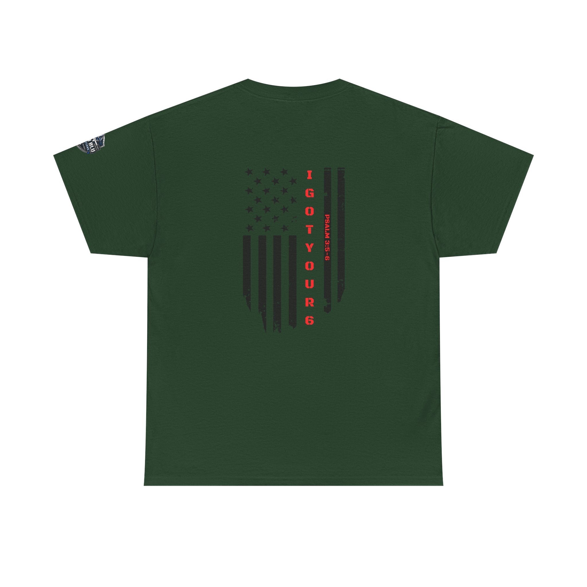 American Flag Tee — "I Got Your 6" Military Support T-Shirt