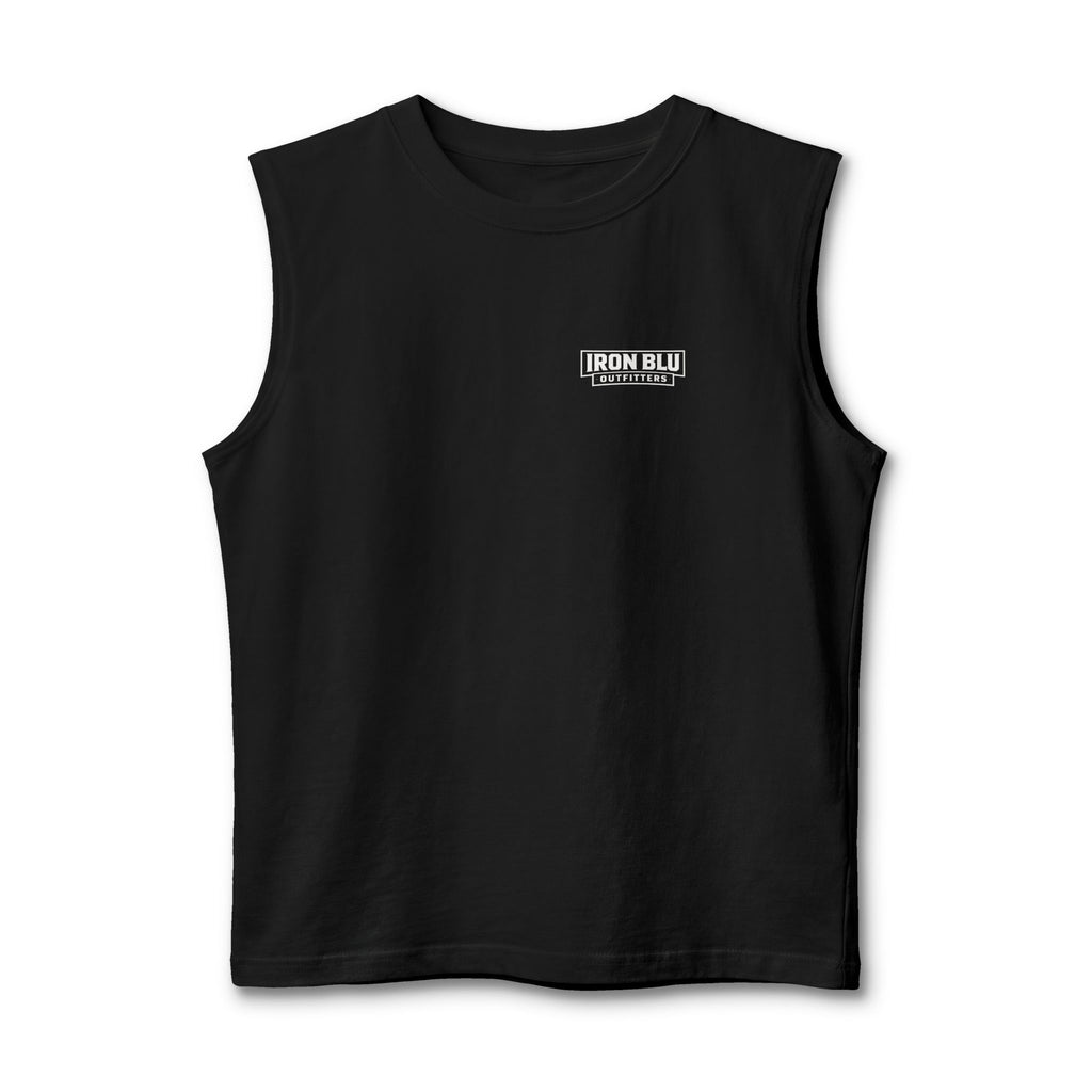 Iron Blu Outfitters Muscle Tank — Logo Front & Back Activewear