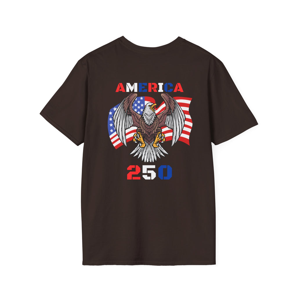 America 250 Eagle T-Shirt — Patriotic USA Flag 250th Anniversary Tee
