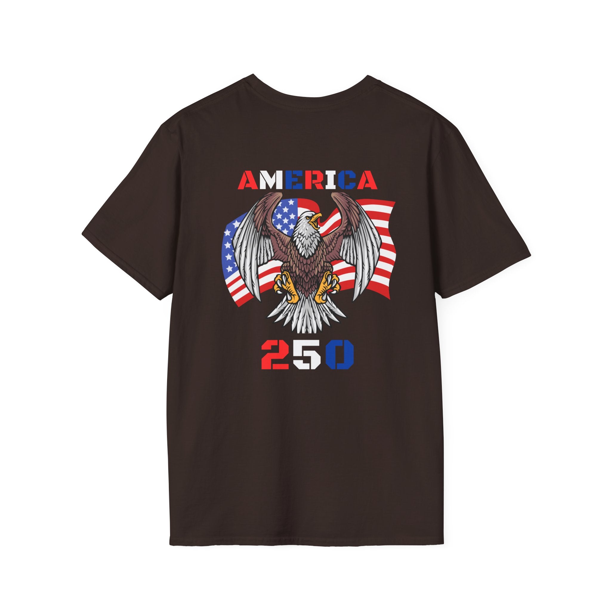 America 250 Eagle T-Shirt — Patriotic USA Flag 250th Anniversary Tee