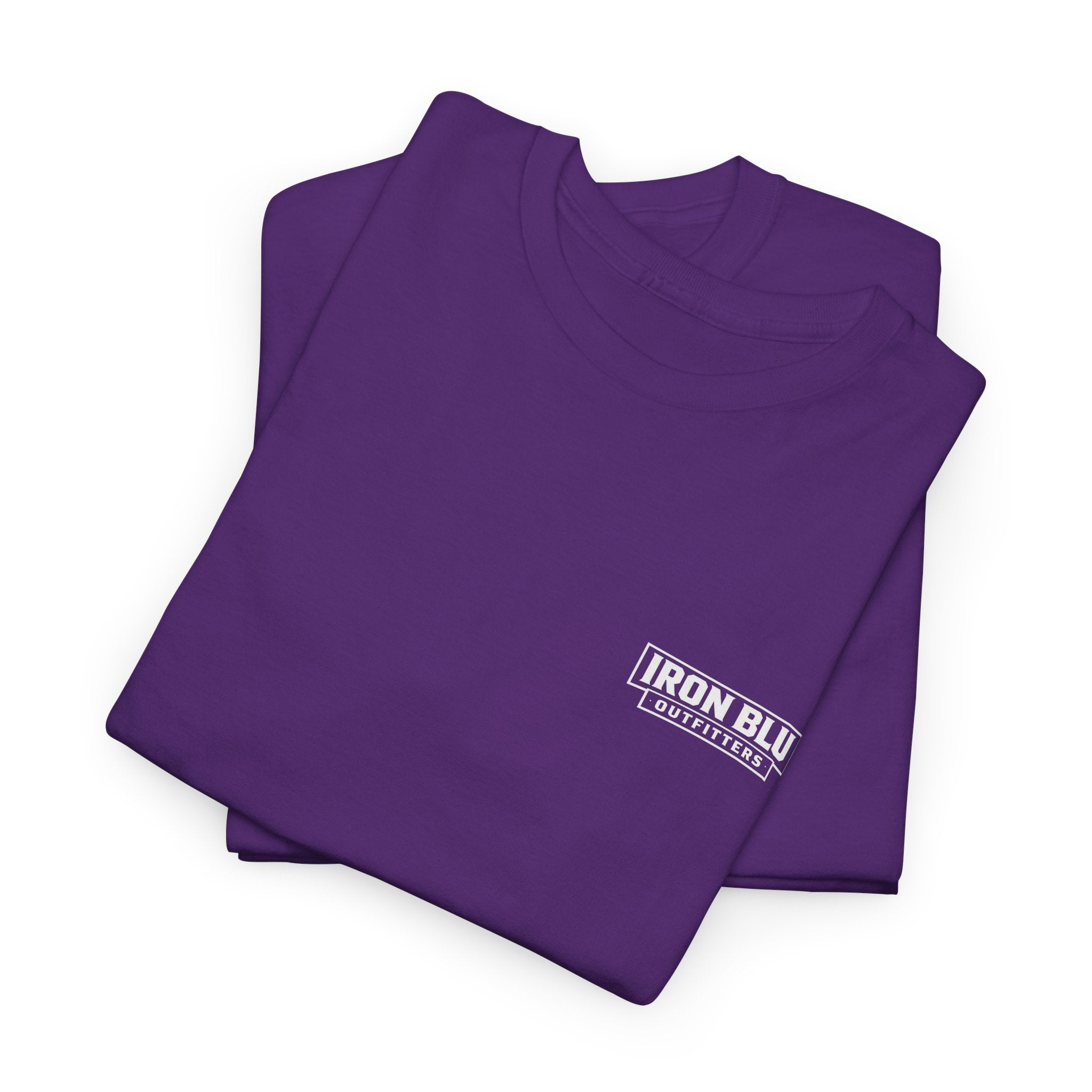 Scout Dad Camping T‑Shirt — Tent, Pine Trees & Fleur‑de‑Lis Outdoor Tee