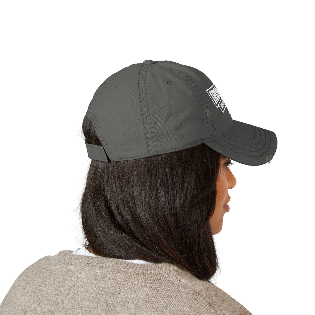 Iron Blu Outfitters Distressed Embroidered Dad Hat