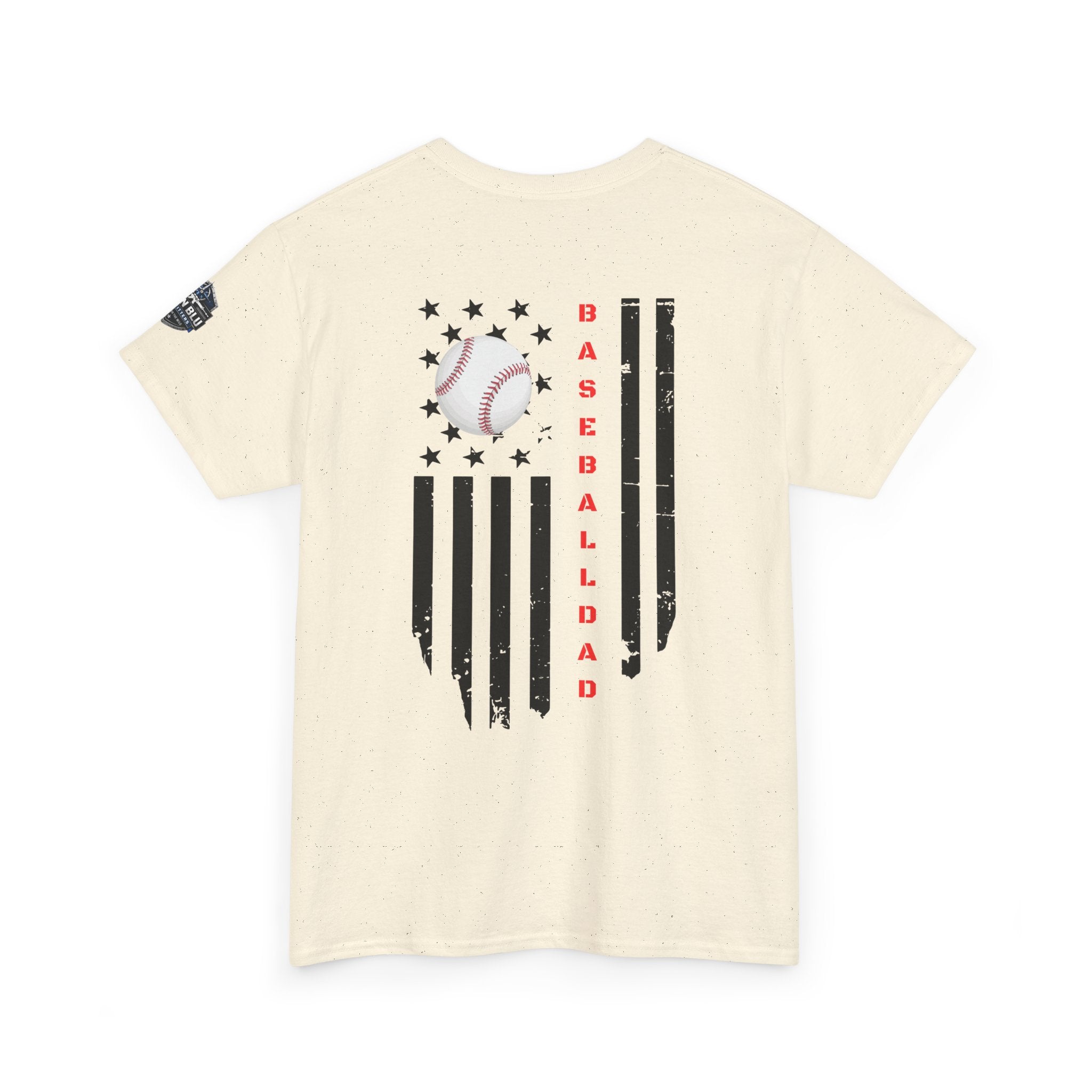 Baseball Dad T-Shirt — Vintage Flag Baseball Tee