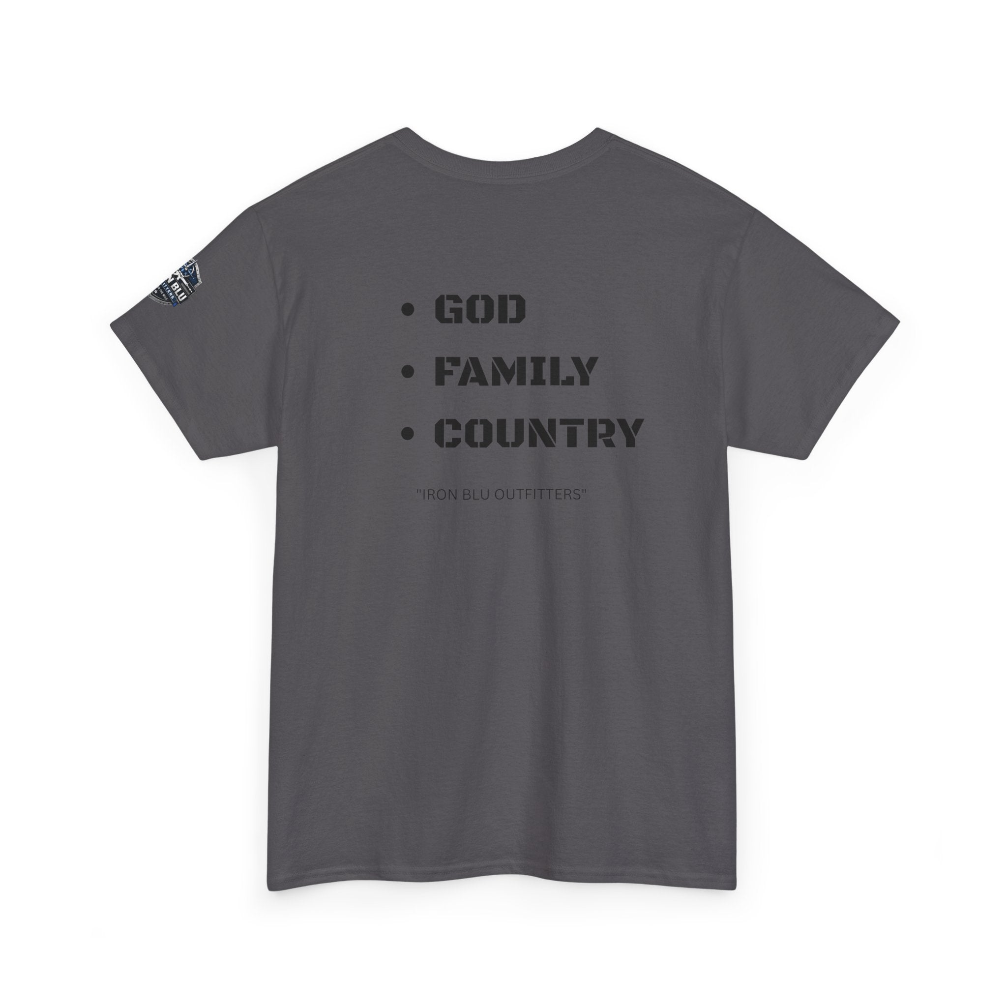 God Family Country Tee — Patriotic Faith-Based Cotton T-Shirt