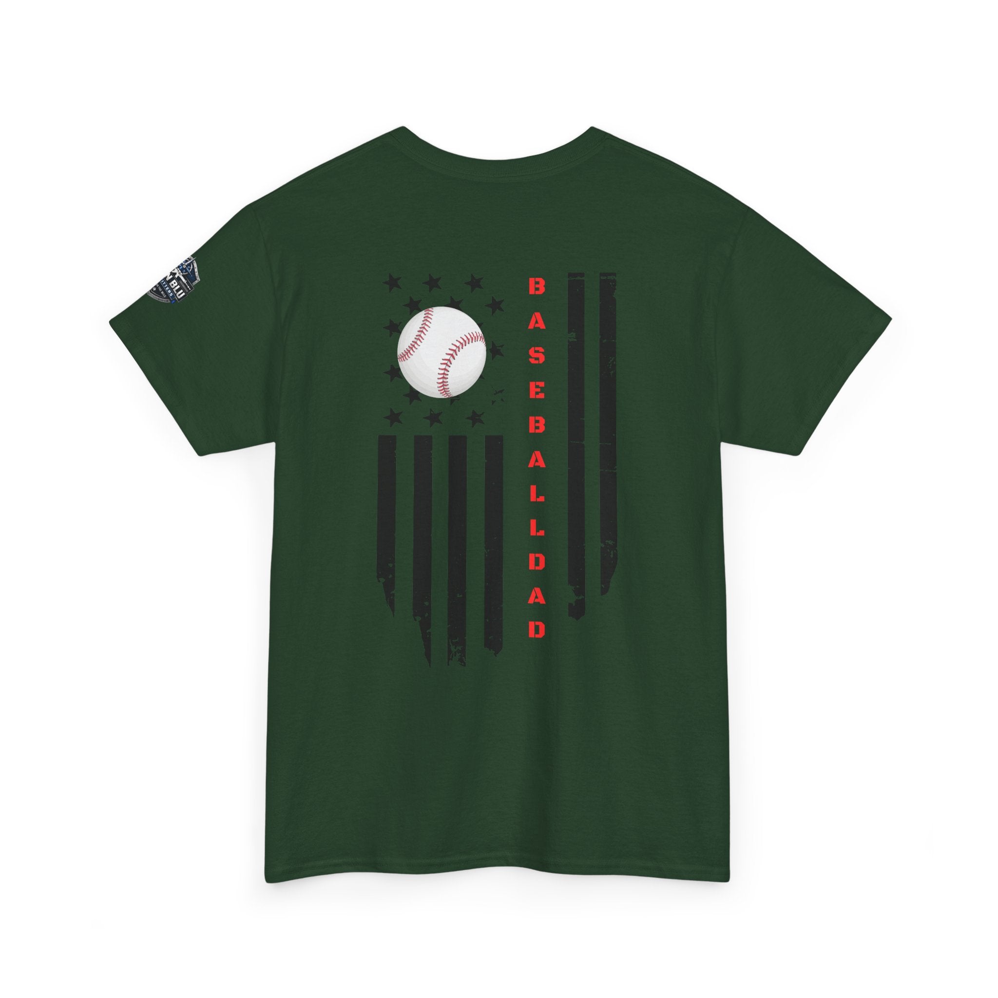 Baseball Dad T-Shirt — Vintage Flag Baseball Tee