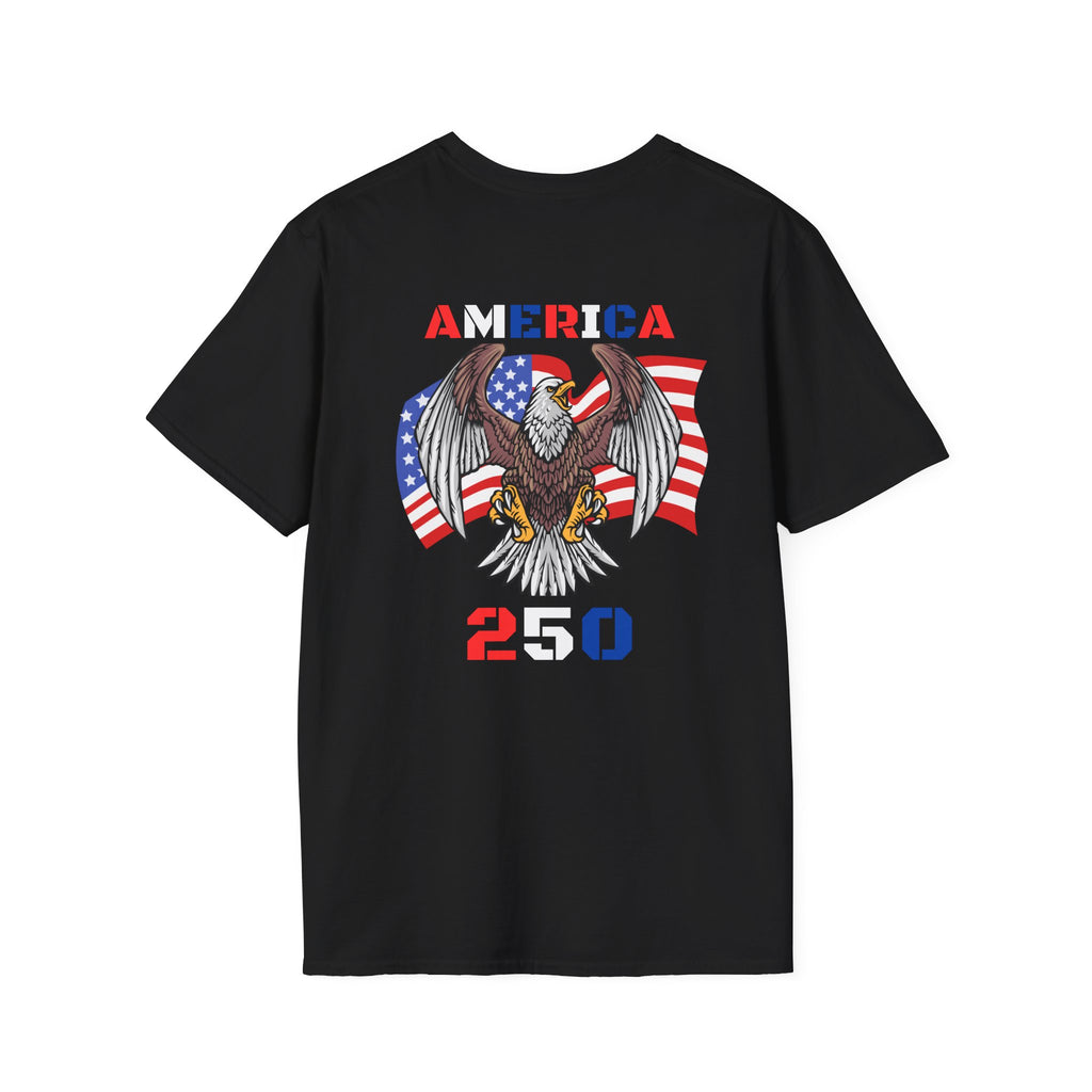 America 250 Eagle T-Shirt — Patriotic USA Flag 250th Anniversary Tee