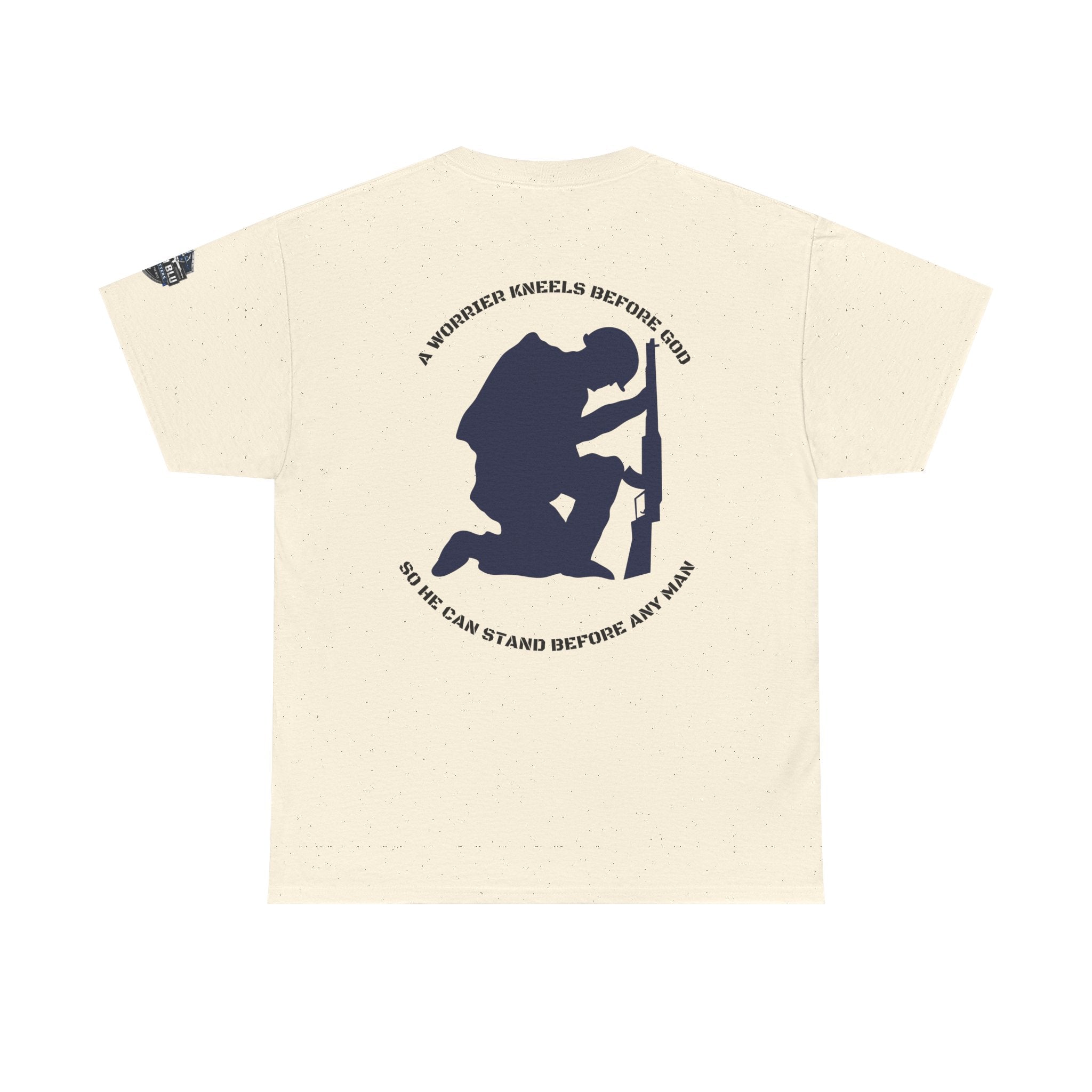 Kneel Before God T-Shirt — Faith-Based Military Tribute Tee
