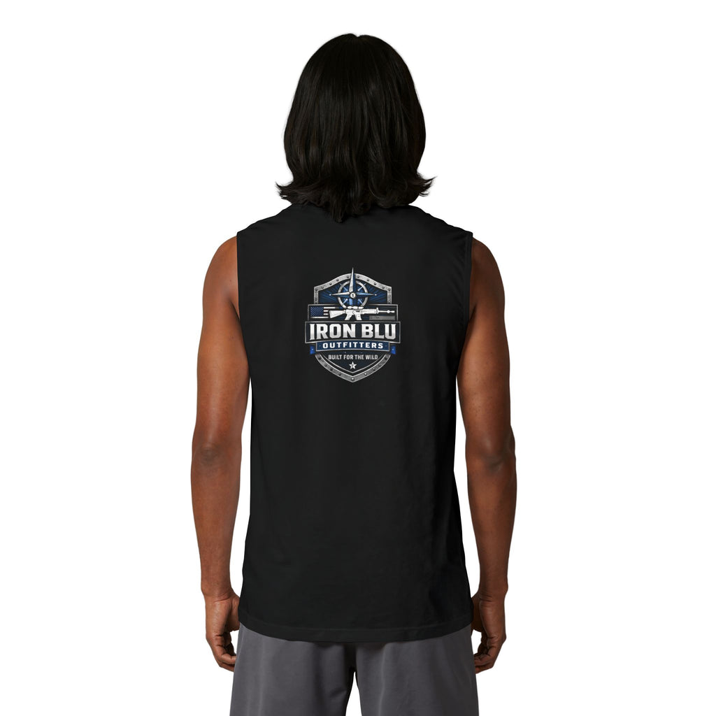 Iron Blu Outfitters Muscle Tank — Logo Front & Back Activewear