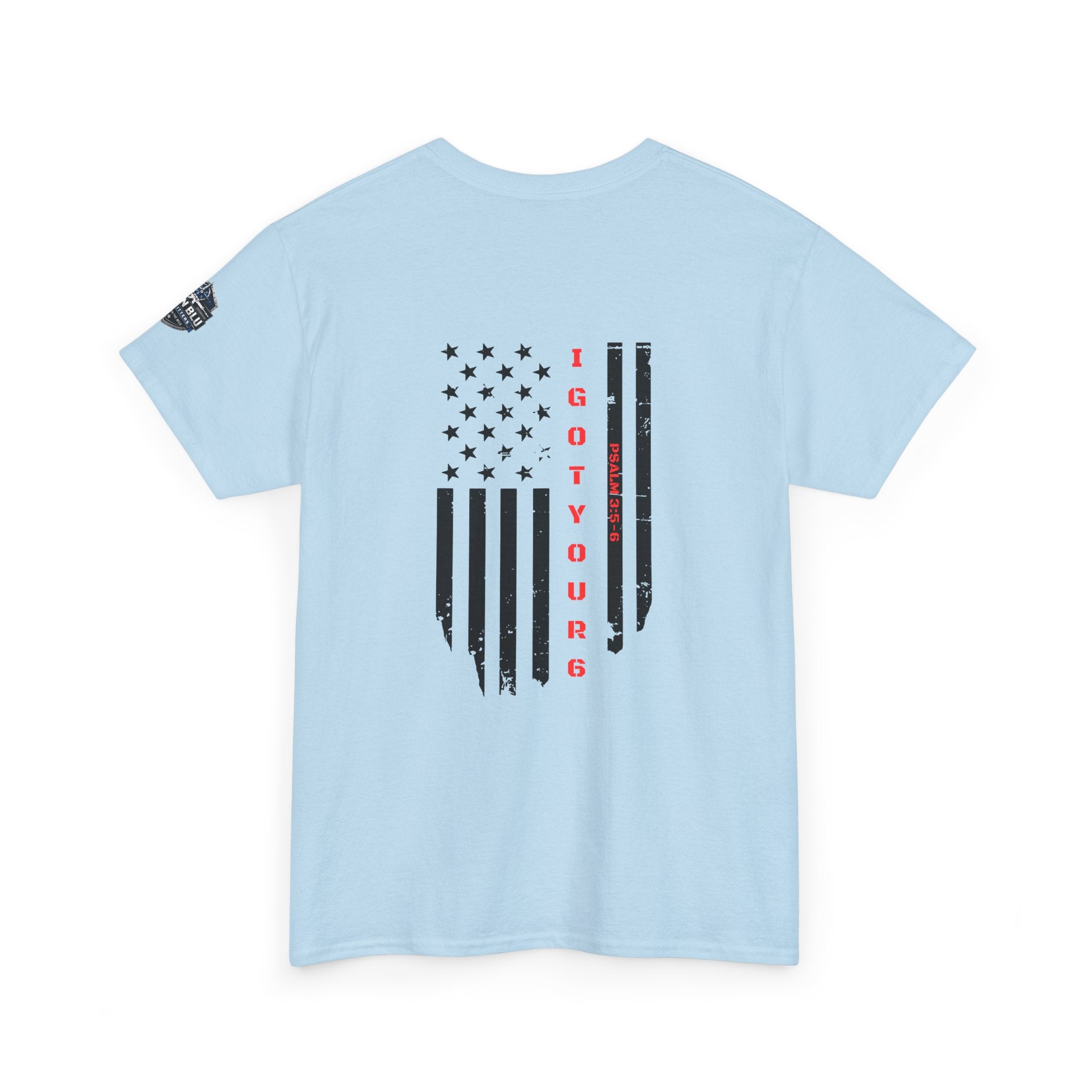 American Flag Tee — "I Got Your 6" Military Support T-Shirt