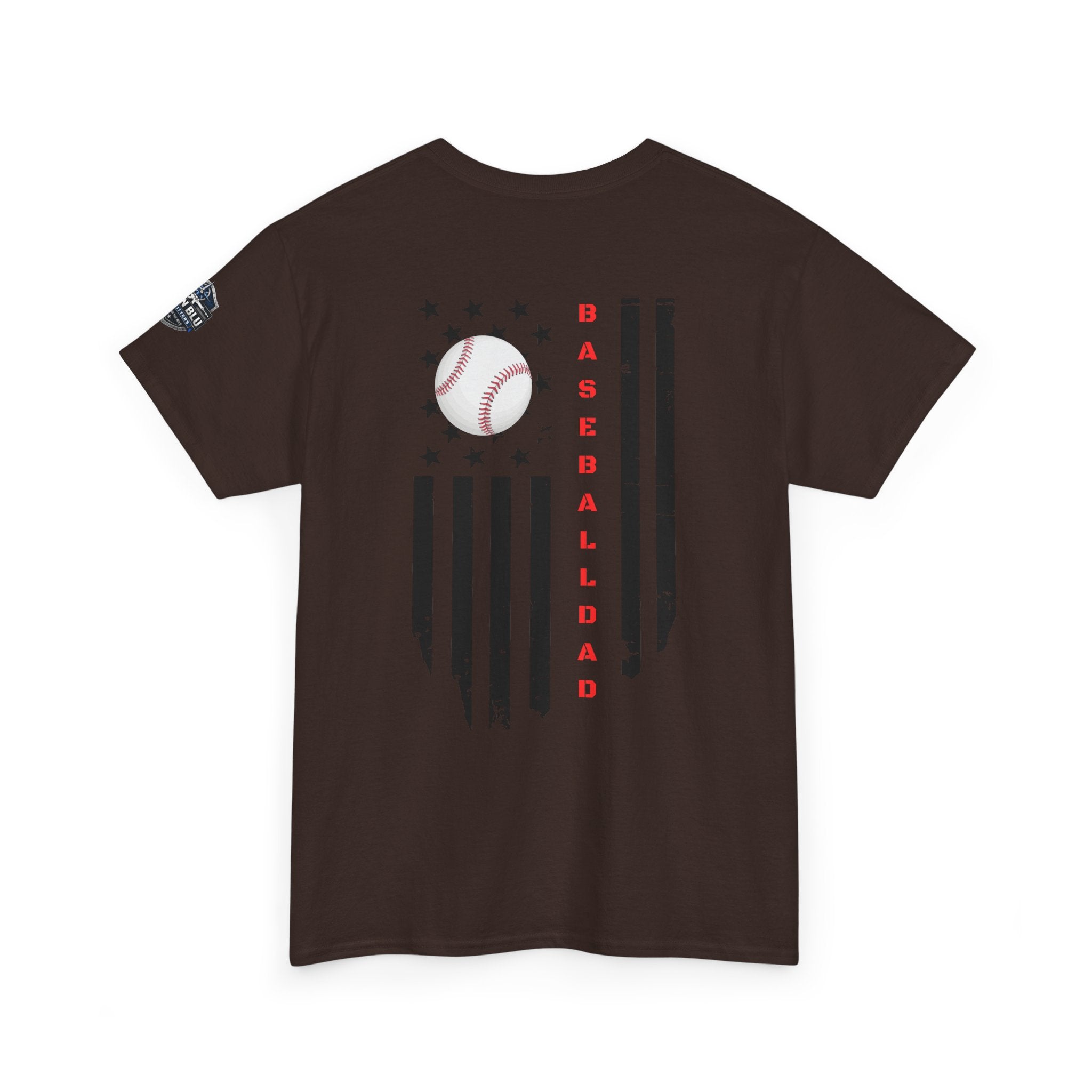 Baseball Dad T-Shirt — Vintage Flag Baseball Tee