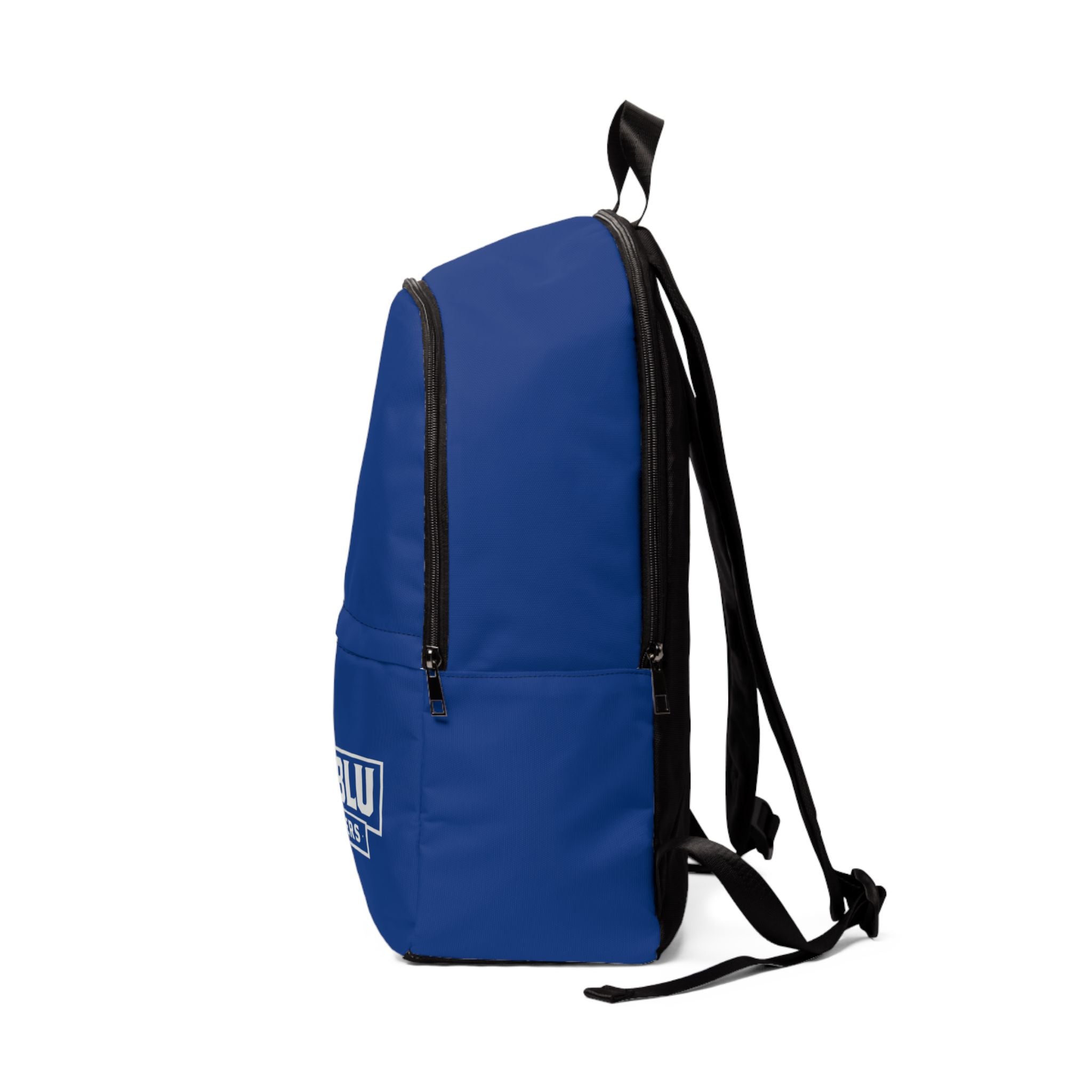 Iron Blu Outfitters Blue Fabric Backpack — Casual Everyday Daypack