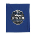 Iron Blu Outfitters Velveteen Plush Blanket — Built for the Wild Soft Throw