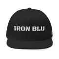 Iron Blu Embroidered Flat Bill Cap — Classic Streetwear Snapback