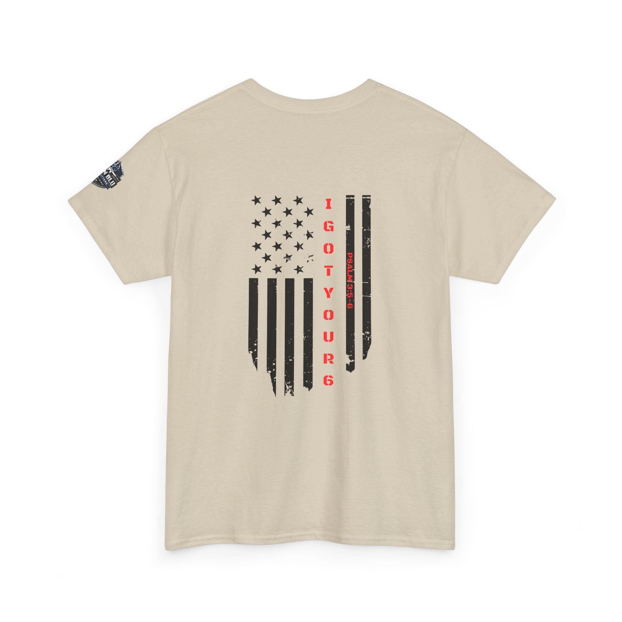 American Flag Tee — "I Got Your 6" Military Support T-Shirt