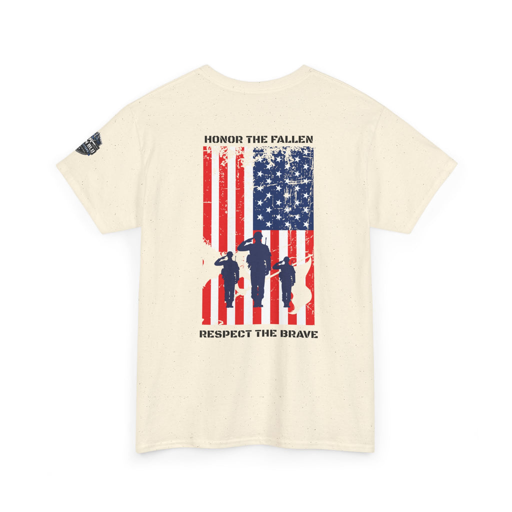 Honor The Fallen Tee — American Flag Memorial Tribute T-Shirt