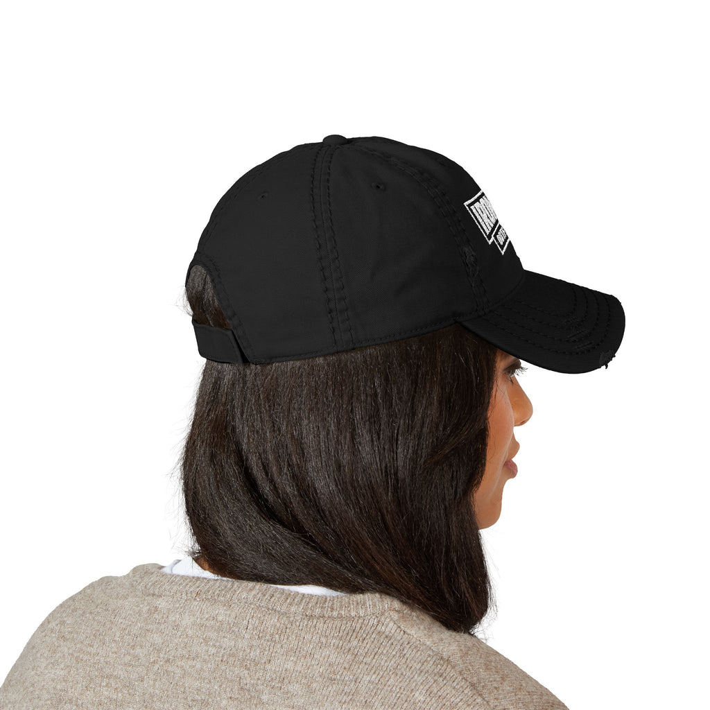 Iron Blu Outfitters Distressed Embroidered Dad Hat