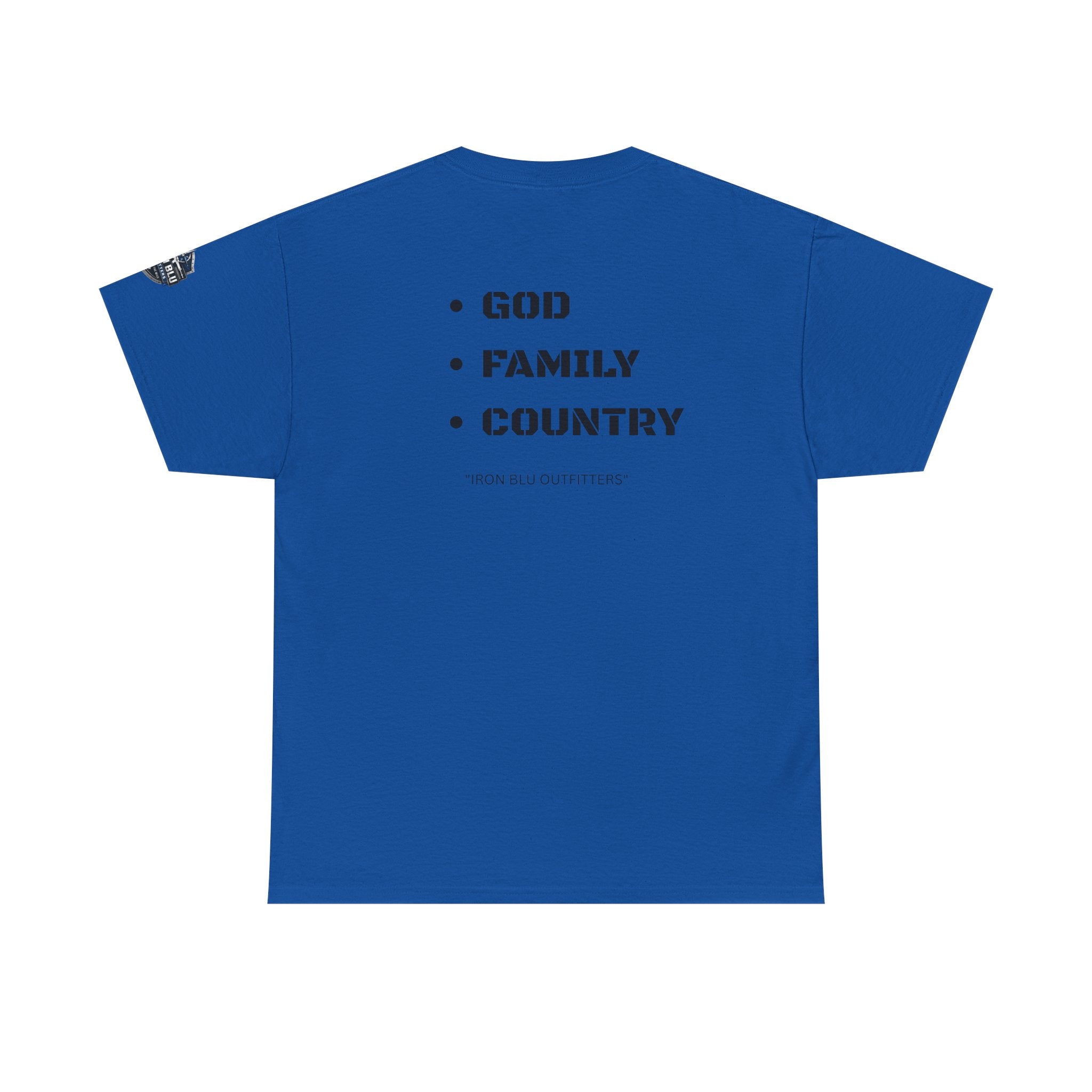 God Family Country Tee — Patriotic Faith-Based Cotton T-Shirt