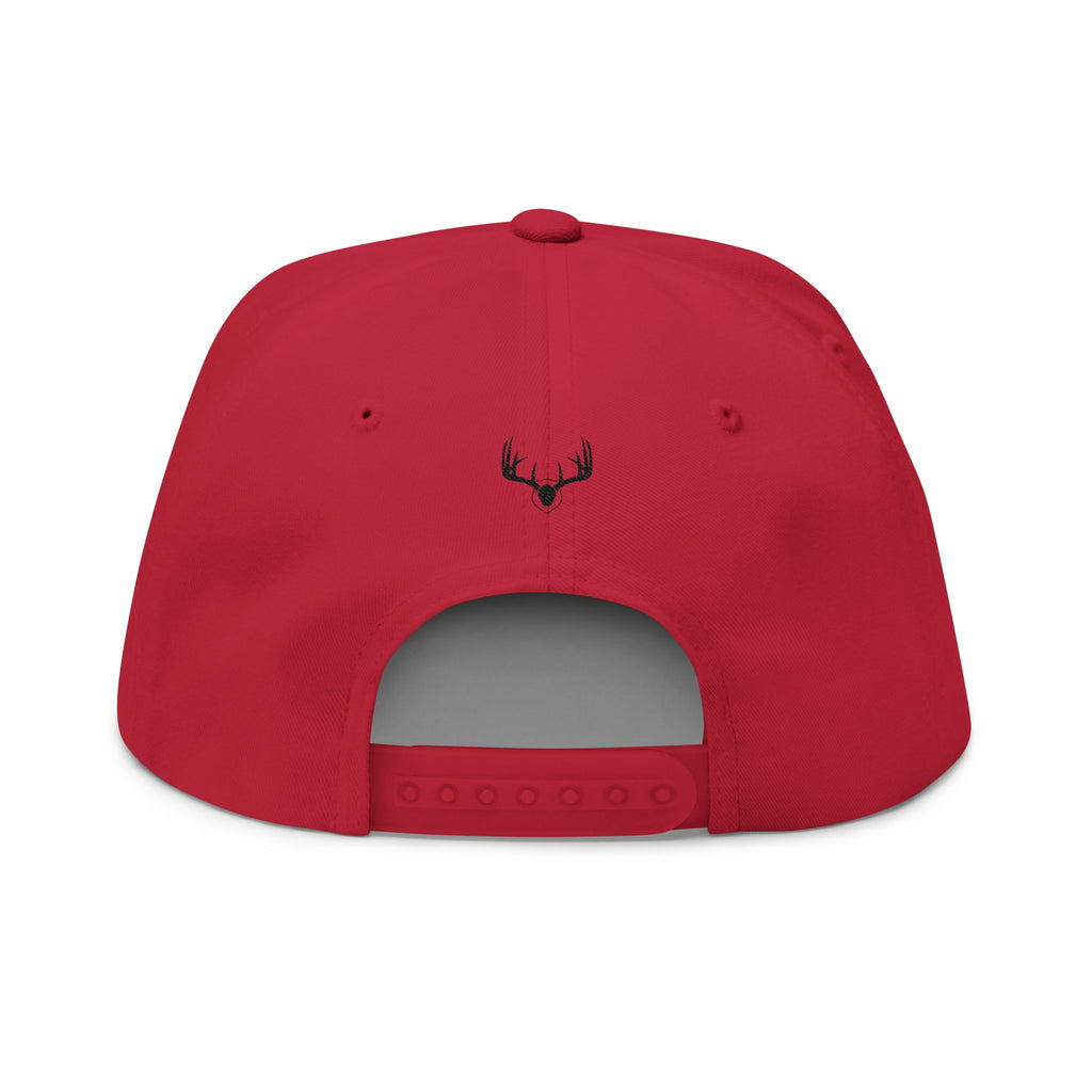 Iron Blu Embroidered Flat Bill Cap — Classic Streetwear Snapback