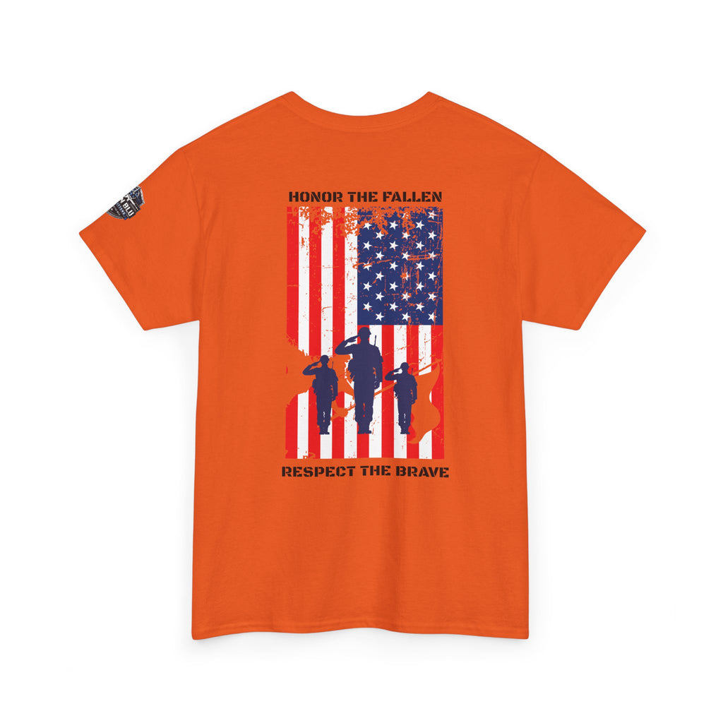 Honor The Fallen Tee — American Flag Memorial Tribute T-Shirt