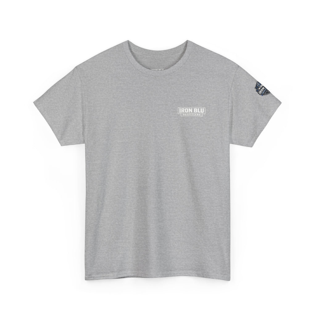 Basketball Dad T‑Shirt — Distressed Flag Design with Orange Basketball (Father’s Day Gift)