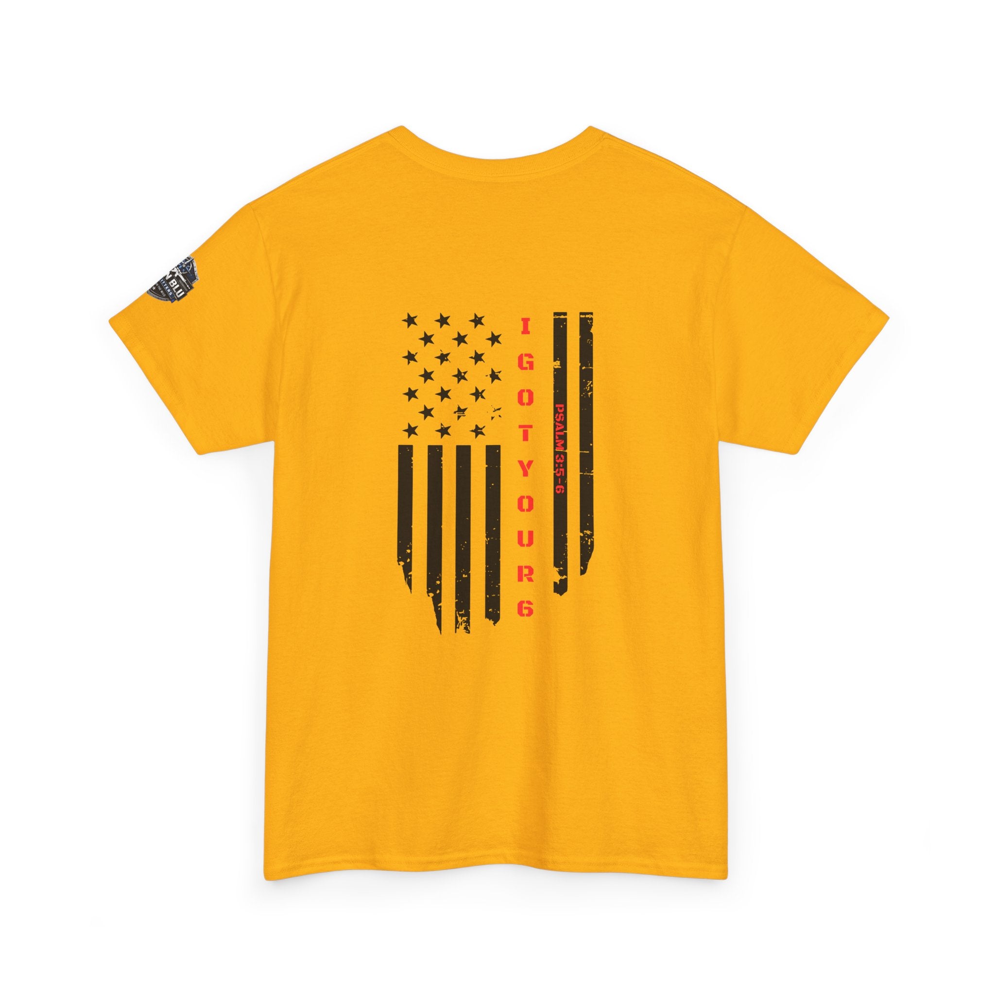 American Flag Tee — "I Got Your 6" Military Support T-Shirt