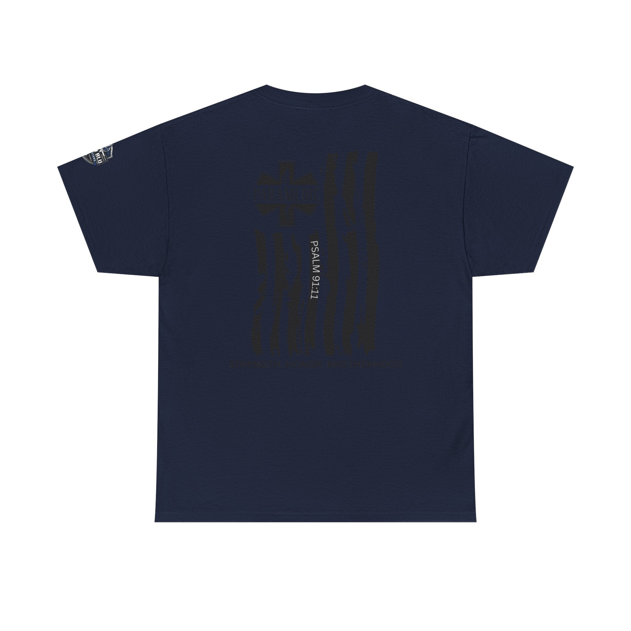 Paramedic Flag T-Shirt — Strength Honor Brotherhood Tee