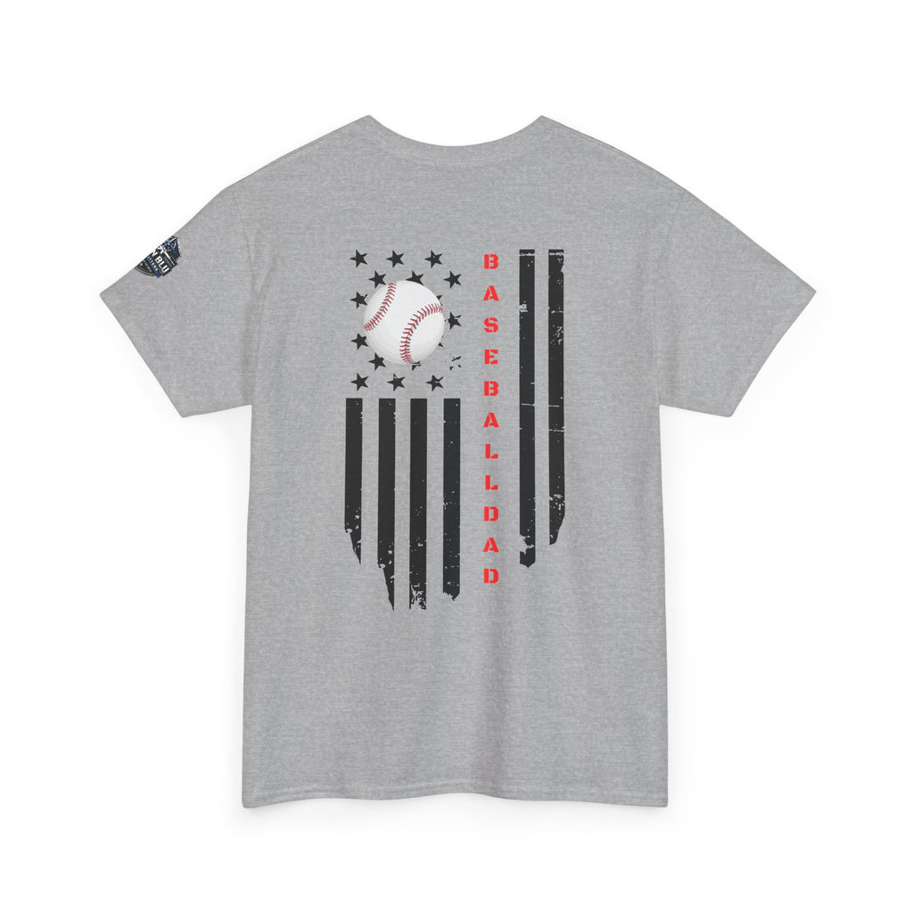 Baseball Dad T-Shirt — Vintage Flag Baseball Tee