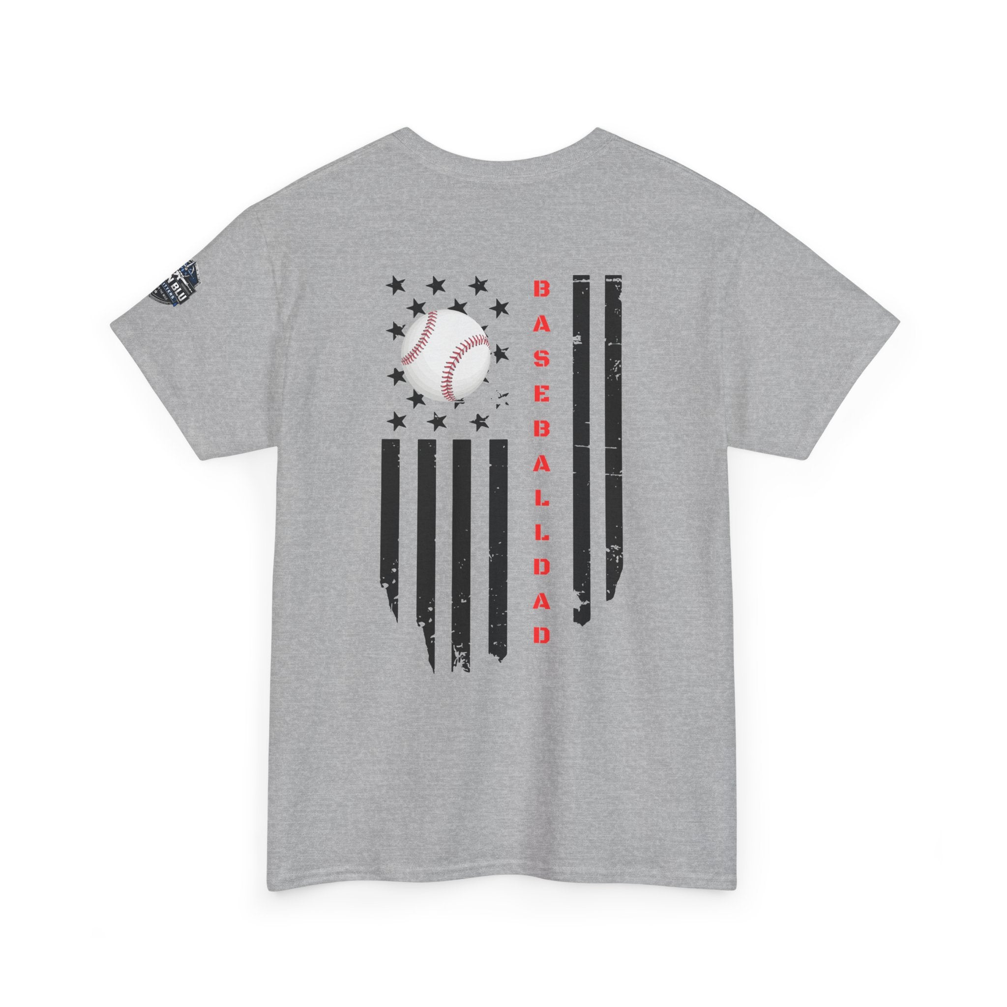 Baseball Dad T-Shirt — Vintage Flag Baseball Tee