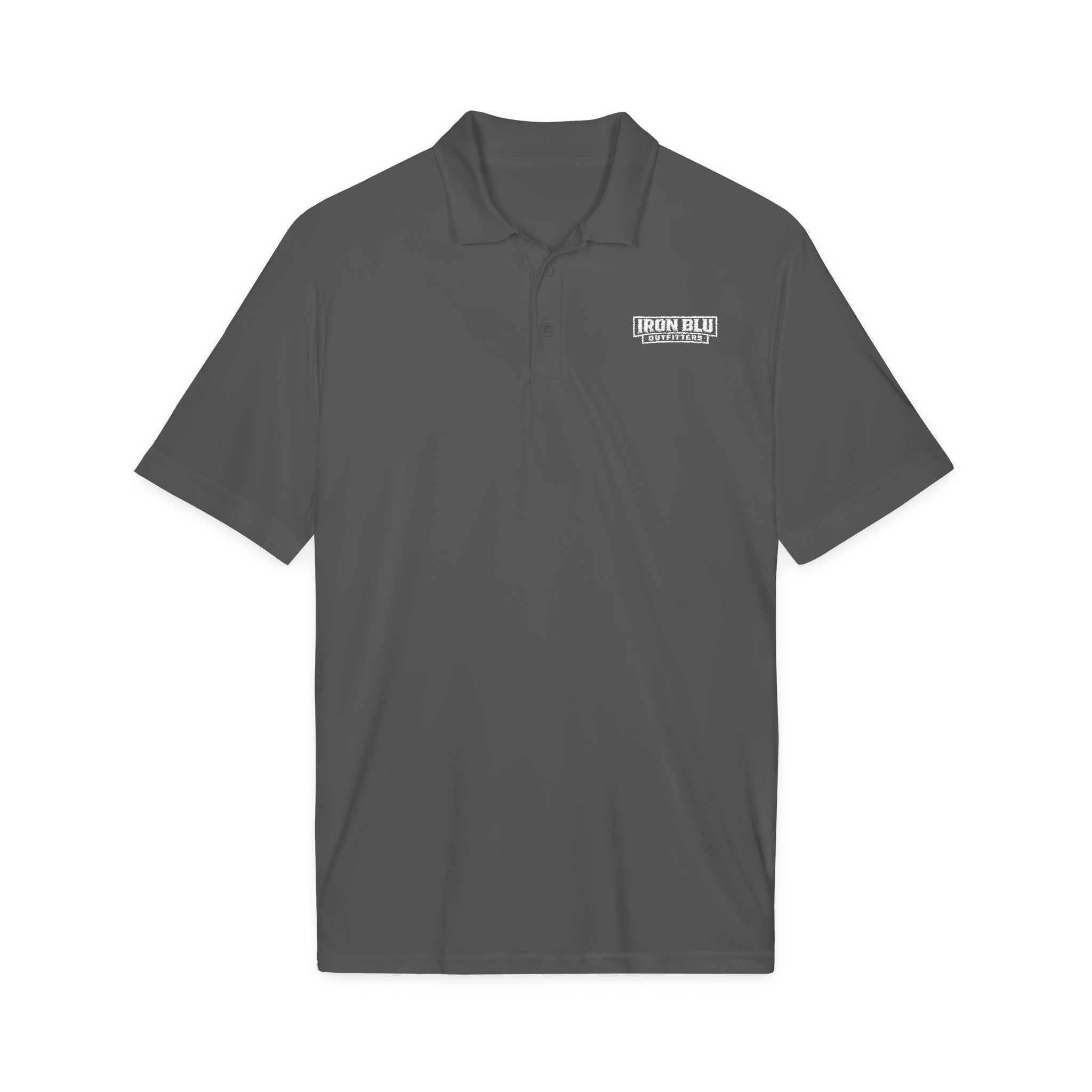 Iron Bull Fitness Logo Polo — Men's Performance Sport Shirt