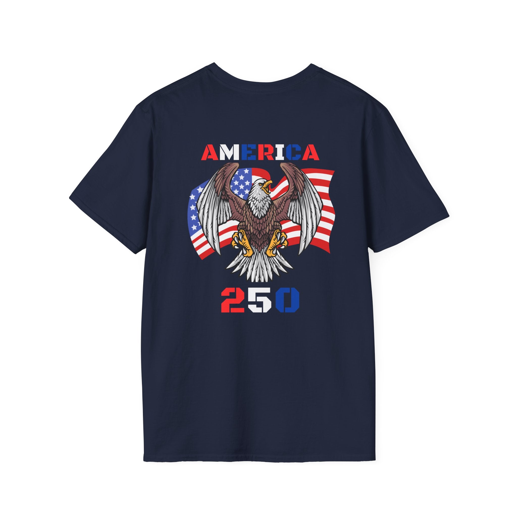 America 250 Eagle T-Shirt — Patriotic USA Flag 250th Anniversary Tee