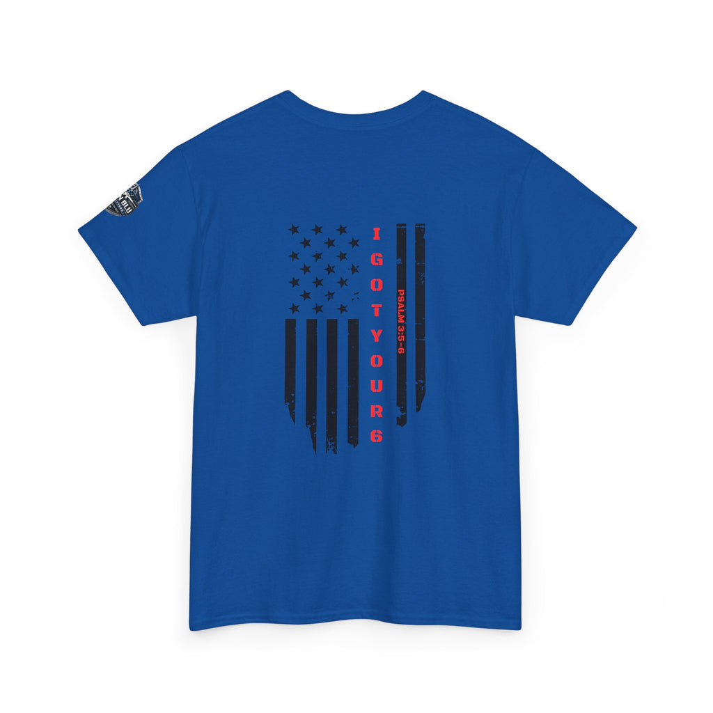American Flag Tee — "I Got Your 6" Military Support T-Shirt