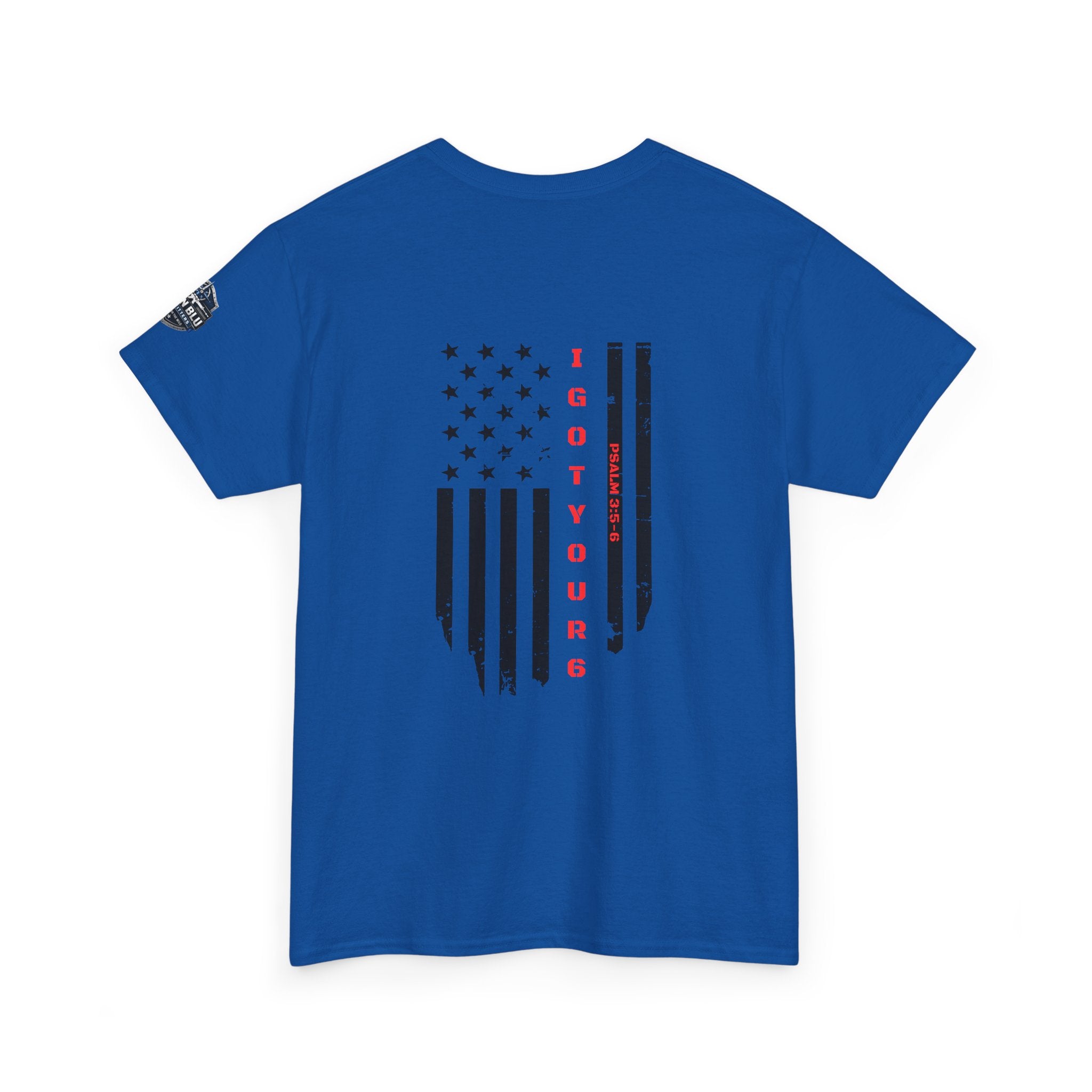 American Flag Tee — "I Got Your 6" Military Support T-Shirt