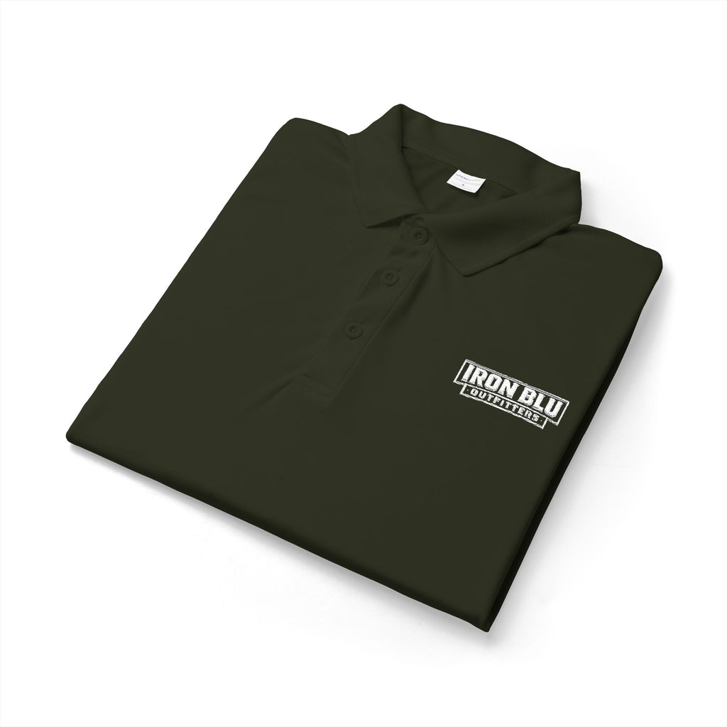 Iron Bull Fitness Logo Polo — Men's Performance Sport Shirt