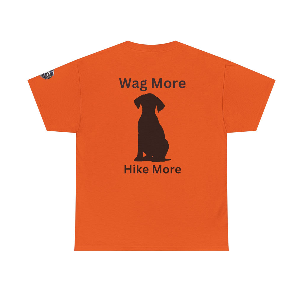 Dog Lover Tee — "Wag More" Black Cotton T‑Shirt