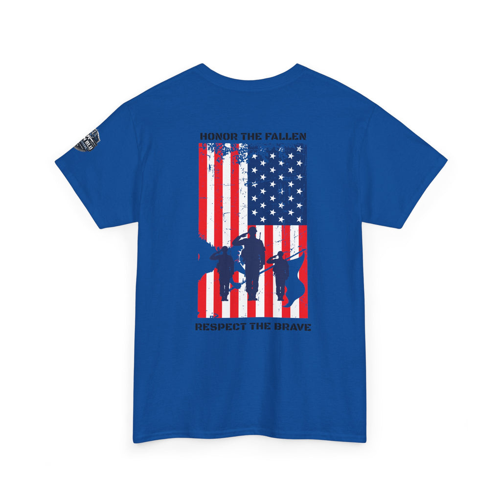 Honor The Fallen Tee — American Flag Memorial Tribute T-Shirt