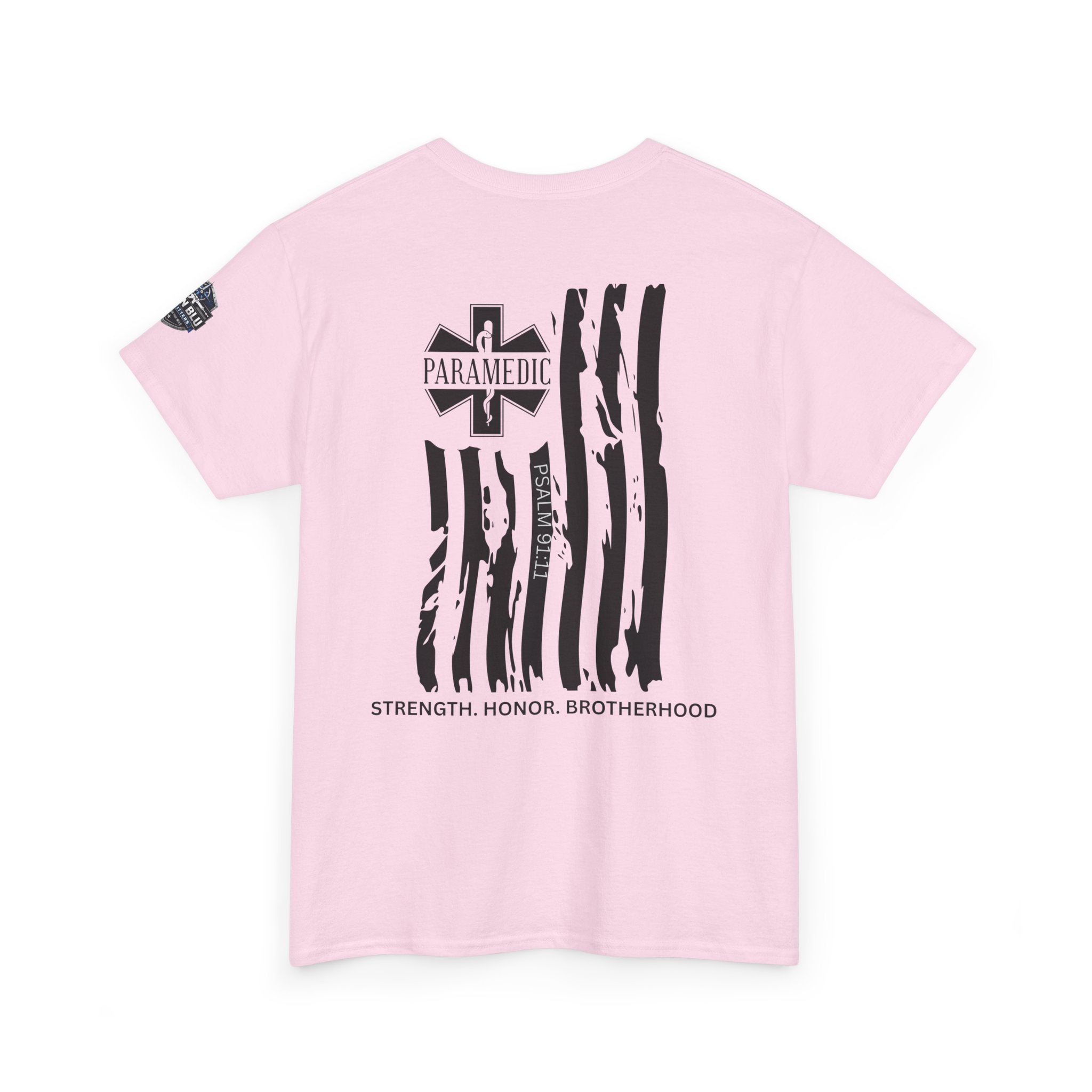 Paramedic Flag T-Shirt — Strength Honor Brotherhood Tee