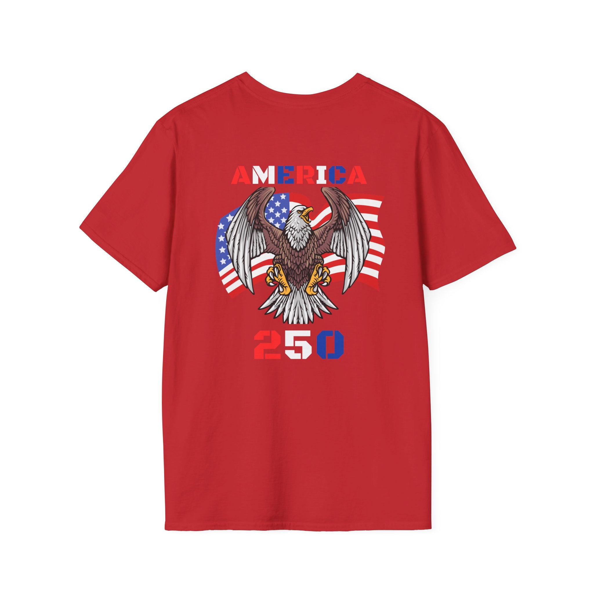 America 250 Eagle T-Shirt — Patriotic USA Flag 250th Anniversary Tee