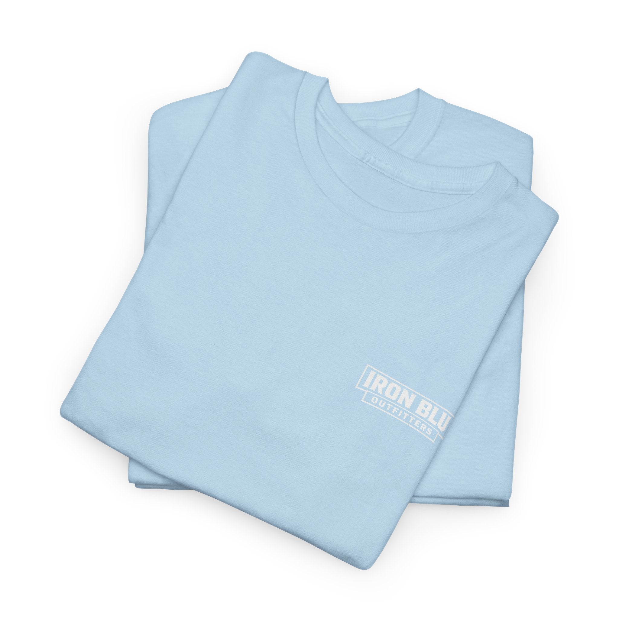 Scout Dad Camping T‑Shirt — Tent, Pine Trees & Fleur‑de‑Lis Outdoor Tee