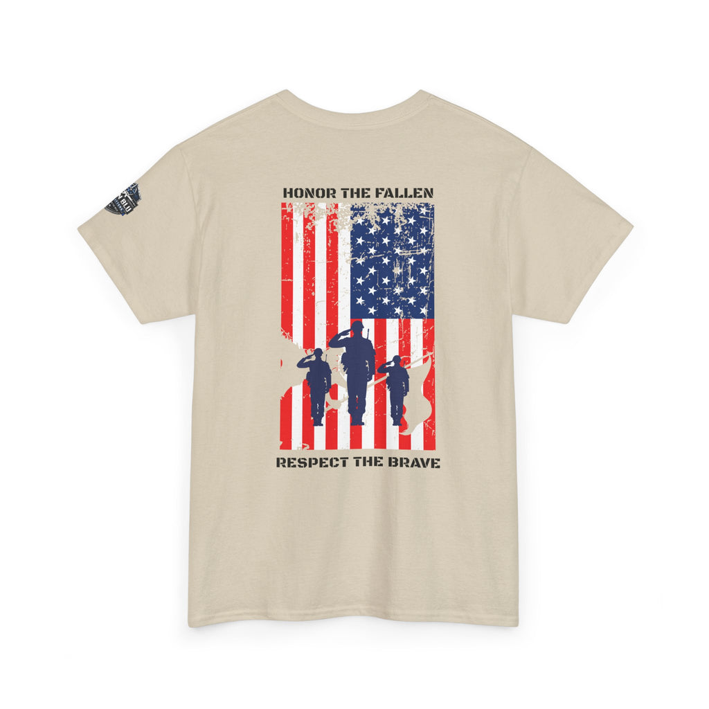 Honor The Fallen Tee — American Flag Memorial Tribute T-Shirt