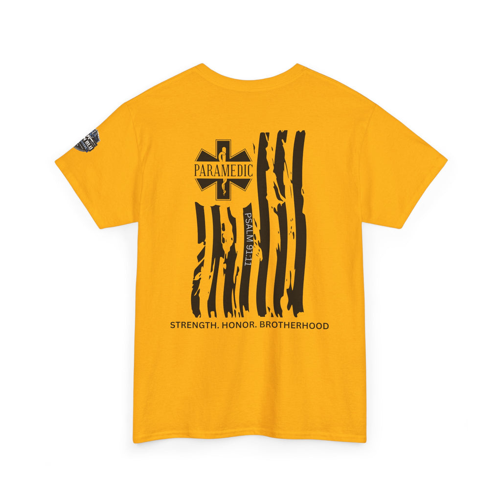 Paramedic Flag T-Shirt — Strength Honor Brotherhood Tee
