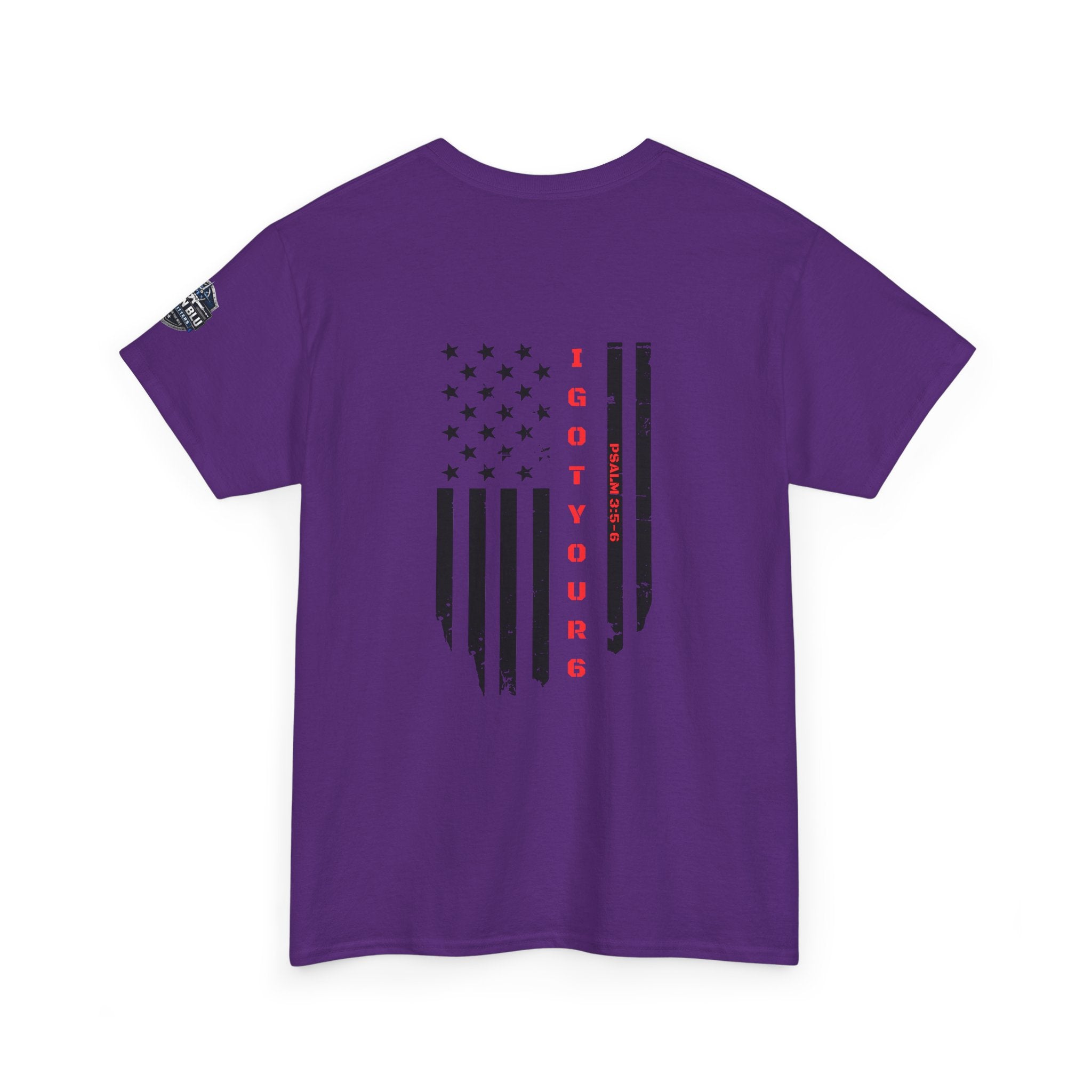 American Flag Tee — "I Got Your 6" Military Support T-Shirt