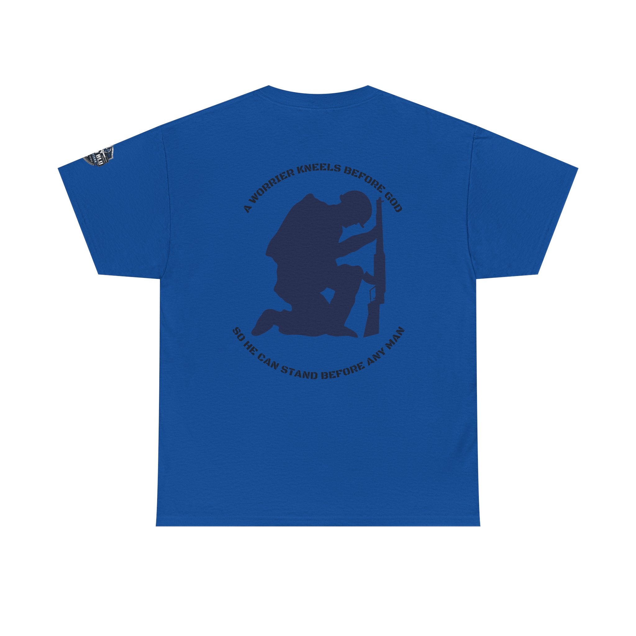 Kneel Before God T-Shirt — Faith-Based Military Tribute Tee