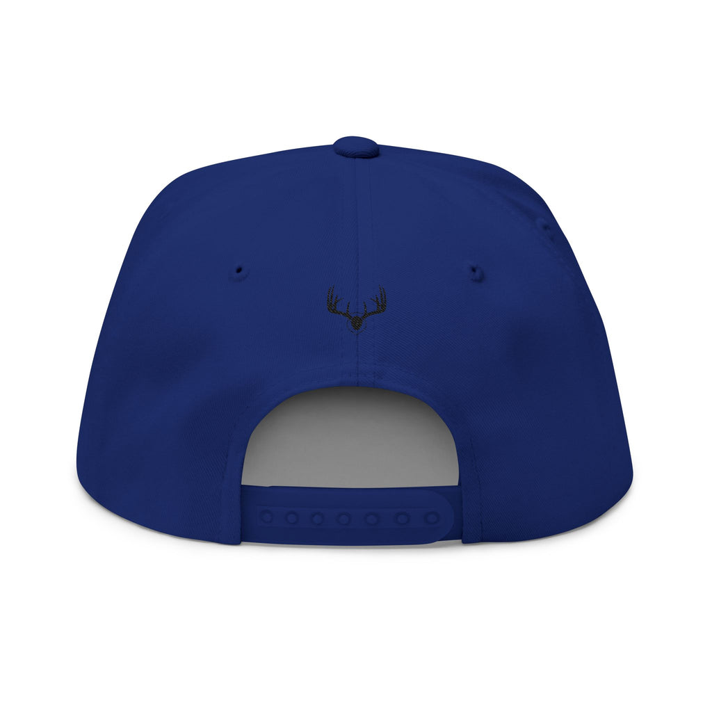 Iron Blu Embroidered Flat Bill Cap — Classic Streetwear Snapback