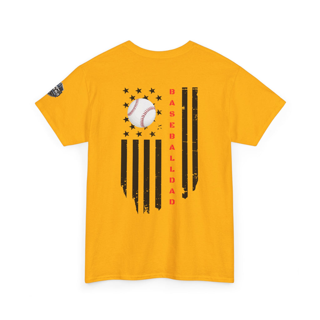 Baseball Dad T-Shirt — Vintage Flag Baseball Tee