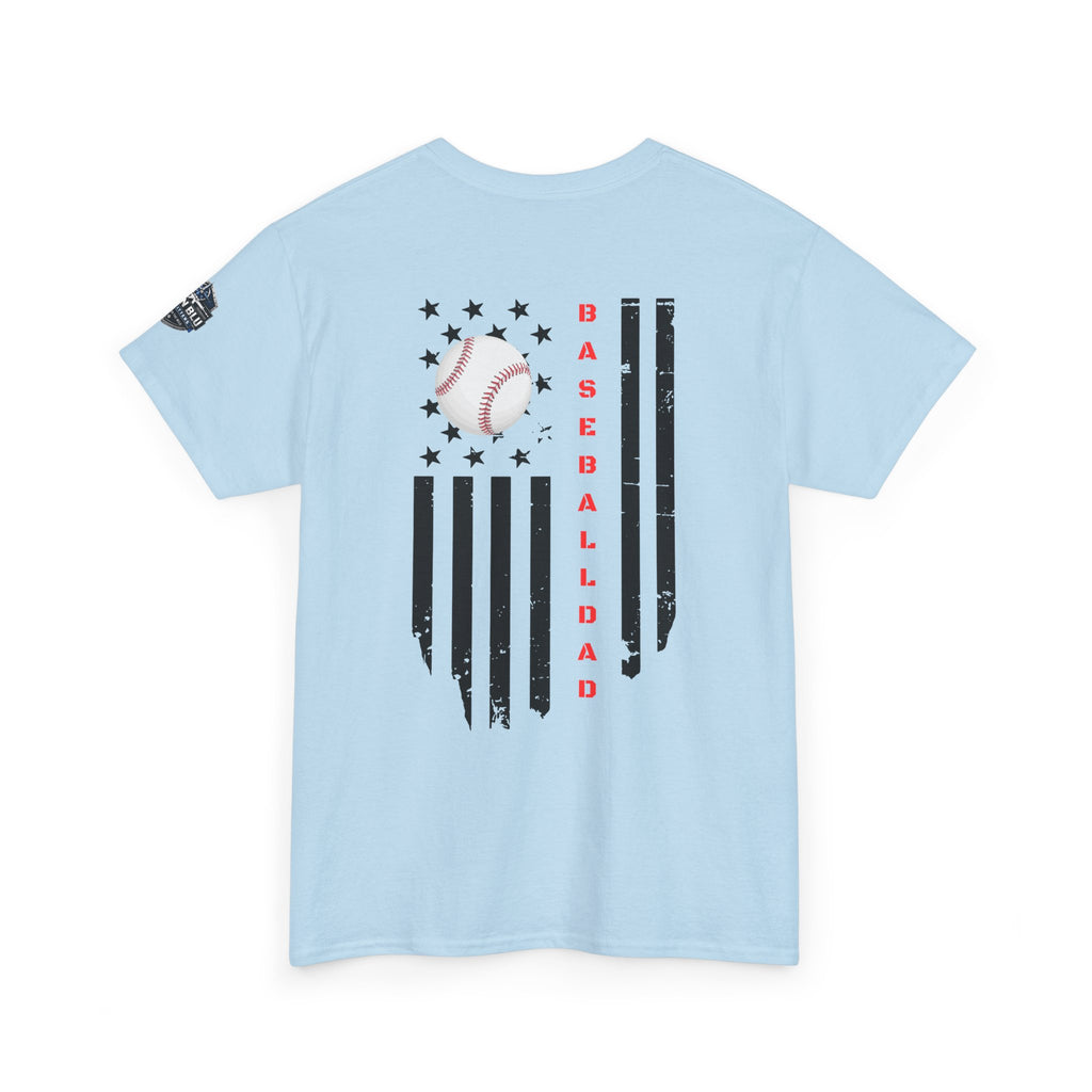 Baseball Dad T-Shirt — Vintage Flag Baseball Tee