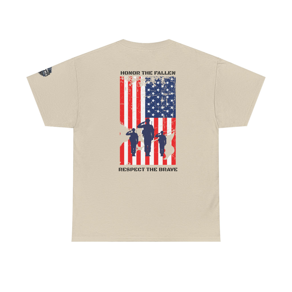 Honor The Fallen Tee — American Flag Memorial Tribute T-Shirt