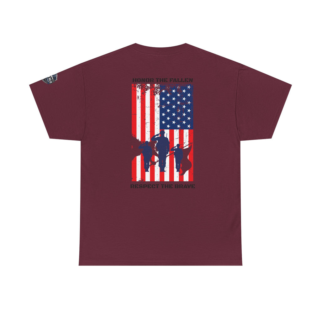 Honor The Fallen Tee — American Flag Memorial Tribute T-Shirt