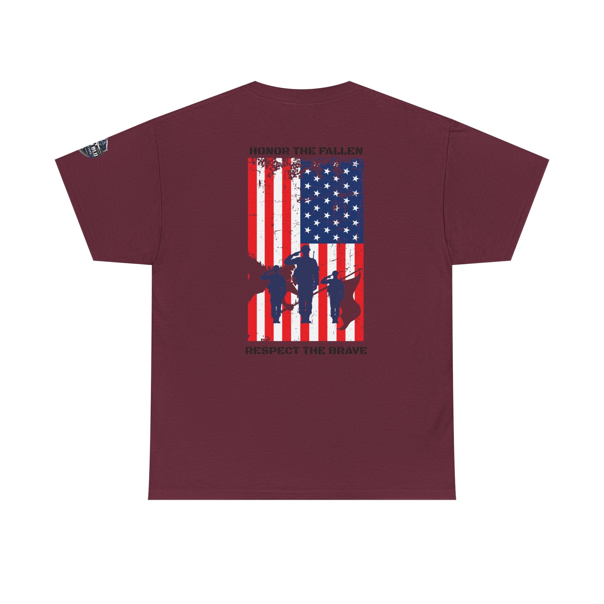 Honor The Fallen Tee — American Flag Memorial Tribute T-Shirt