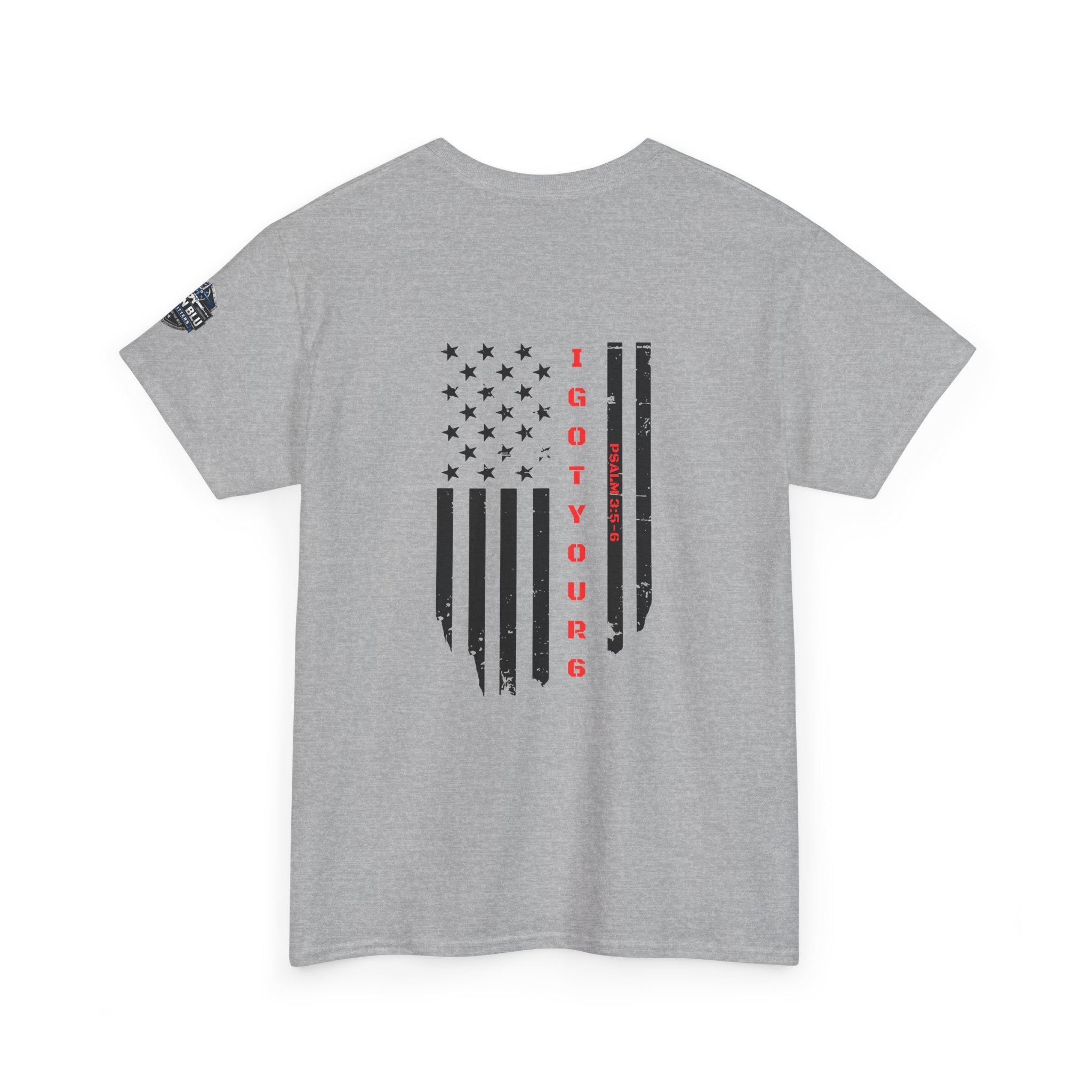 American Flag Tee — "I Got Your 6" Military Support T-Shirt