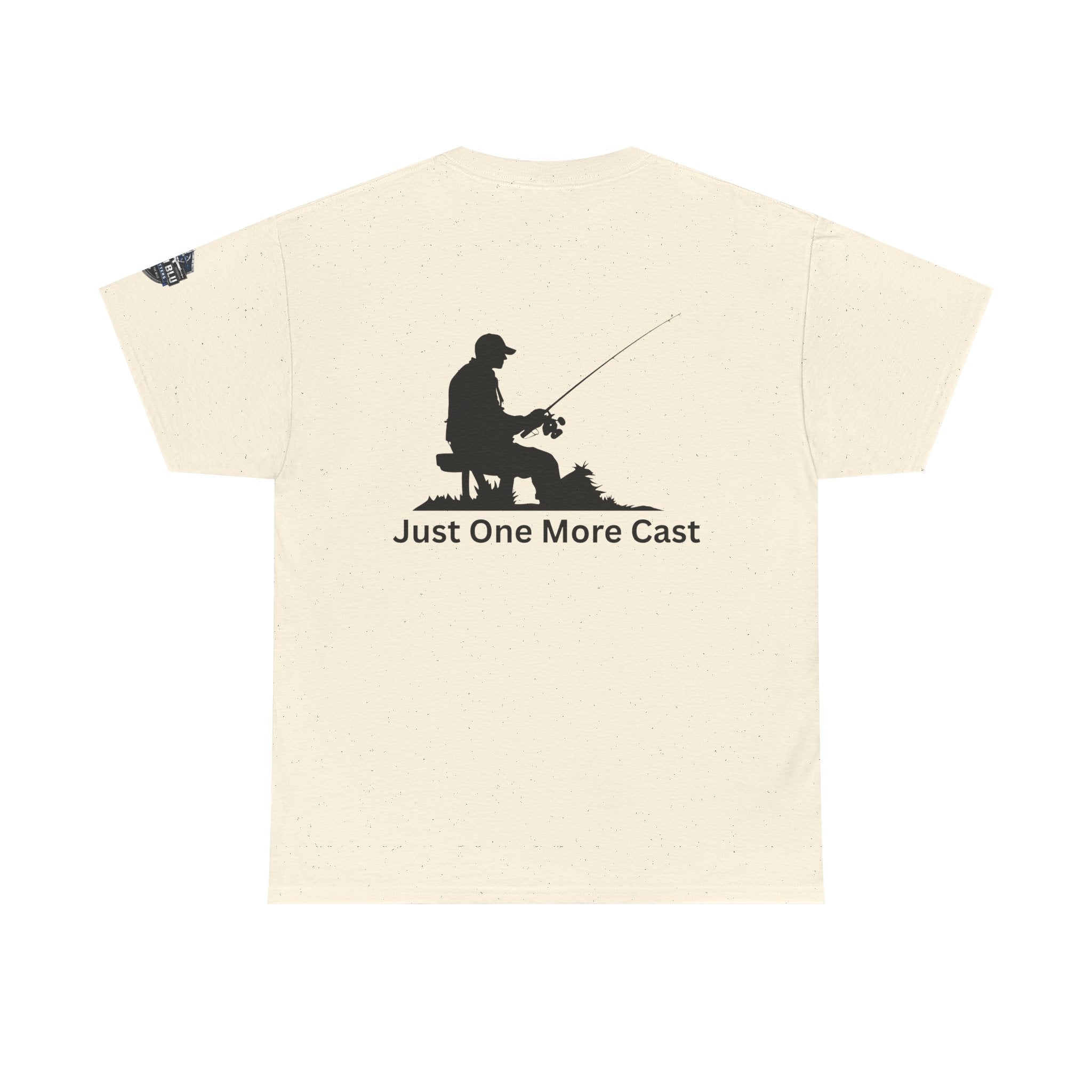 Fishing T-Shirt — "Just One More Cast" Silhouette Tee